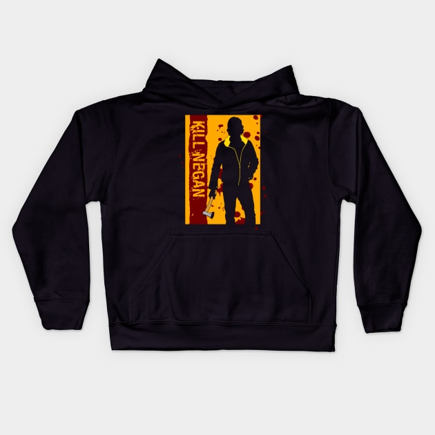 Zombie Killer Action Movie Mashup Gift For Zombie Fans Kids Hoodie by BoggsNicolas